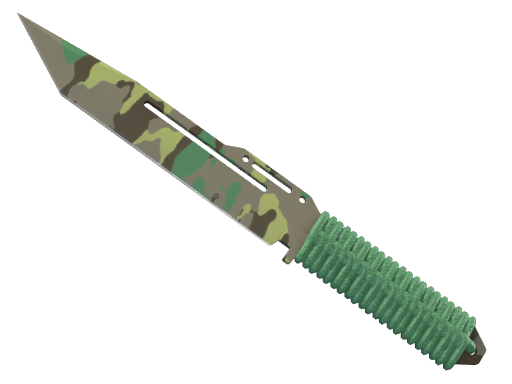★ Paracord Knife | Boreal Forest (Well-Worn) — изображение скина CS2, редкость Covert