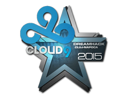 Sticker | Cloud9 | Cluj-Napoca 2015 — CS2 skin image, High Grade rarity