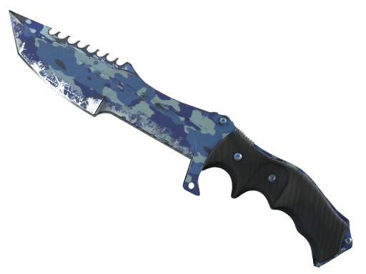 ★ StatTrak™ Huntsman Knife | Bright Water (Battle-Scarred) — CS2 skin image
