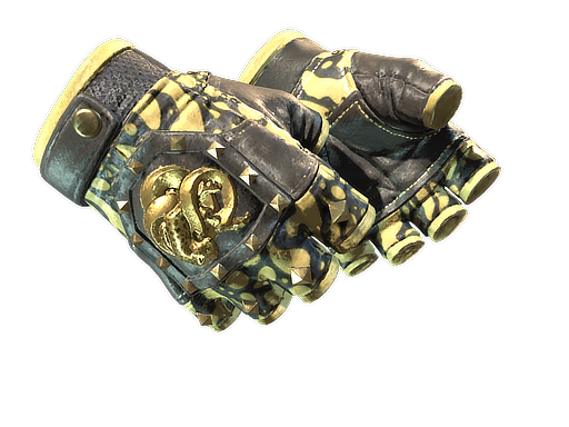 ★ Broken Fang Gloves | Yellow-banded (Factory New) — изображение скина CS2, редкость Extraordinary