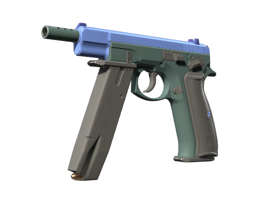 CZ75-Auto | Indigo (Battle-Scarred) — изображение скина CS2, редкость Consumer Grade