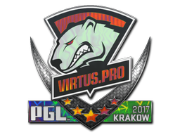 Sticker | Virtus.Pro (Holo) | Krakow 2017 — CS2 skin image, Remarkable rarity