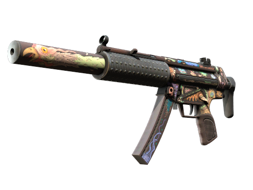 MP5-SD | Necro Jr. — скин CS2, редкость Mil-Spec Grade
