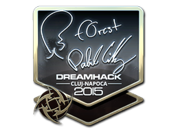 Sticker | f0rest (Foil) | Cluj-Napoca 2015 — CS2 skin image, Exotic rarity