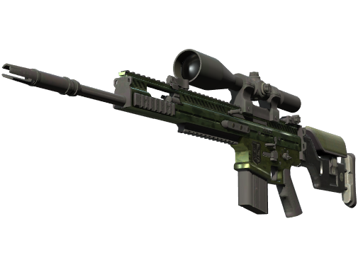 SCAR-20 | Green Marine — скин CS2, редкость Mil-Spec Grade