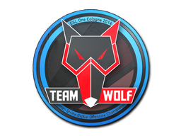 Sticker | MTS GameGod Wolf | Cologne 2014 — CS2 skin image, High Grade rarity
