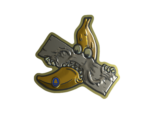 Sticker | Bananart (Foil) — CS2 skin image, Exotic rarity
