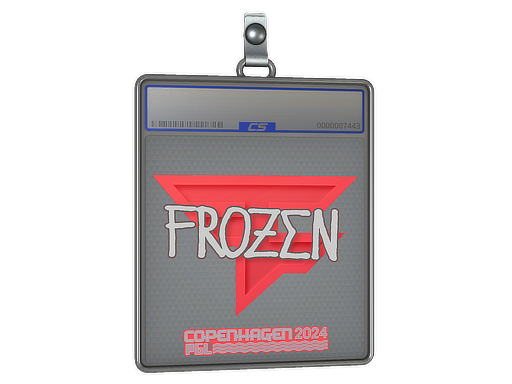Sticker Slab | frozen | Copenhagen 2024 — CS2 skin image, High Grade rarity