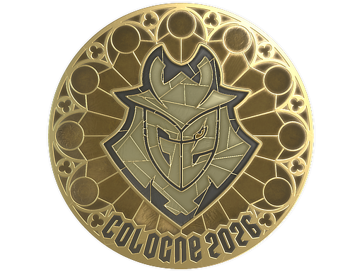 Sticker | G2 esports (Gold) | Cologne 2026 — CS2 skin image, Extraordinary rarity