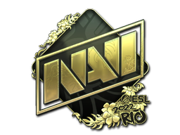 Sticker | Natus Vincere (Gold) | Rio 2022 — CS2 skin image, Extraordinary rarity