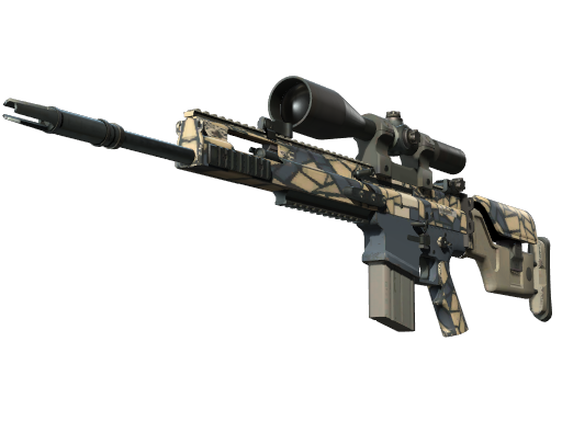 SCAR-20 | Stone Mosaico (Factory New) — изображение скина CS2, редкость Consumer Grade