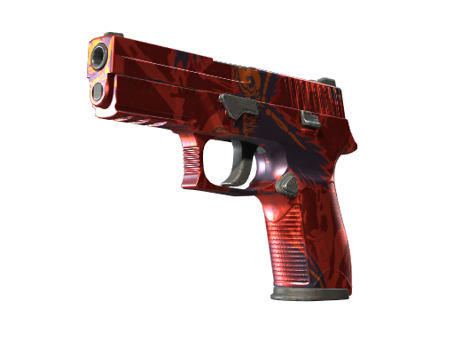 P250 | Nevermore (Well-Worn) — изображение скина CS2, редкость Restricted
