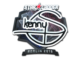 Sticker | kennyS (Foil) | Berlin 2019 — CS2 skin image, Remarkable rarity