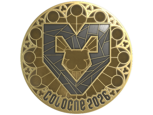 Sticker | MOUZ (Gold) | Cologne 2026 — CS2 skin image, Extraordinary rarity
