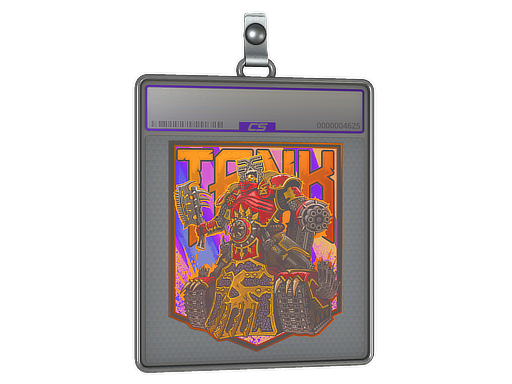 Sticker Slab | Lord of Skulls (Holo) — CS2 skin image, Remarkable rarity
