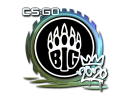Sticker | BIG (Foil) | 2020 RMR — CS2 skin image, Exotic rarity