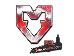 Sticker | MOUZ (Holo) | Stockholm 2021 — CS2 skin image, Remarkable rarity
