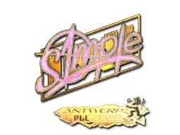 Sticker | s1mple (Holo) | Antwerp 2022 — CS2 skin image, Exotic rarity