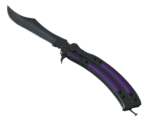 ★ StatTrak™ Butterfly Knife | Ultraviolet (Field-Tested) — CS2 skin image