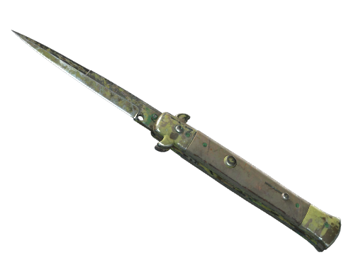 ★ StatTrak™ Stiletto Knife | Boreal Forest (Minimal Wear) — CS2 skin image