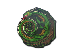 Sticker | Dragon — CS2 skin image, High Grade rarity