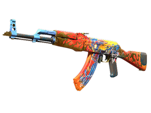 AK-47 | Consequence of the Jinn (Battle-Scarred) — изображение скина CS2, редкость Covert