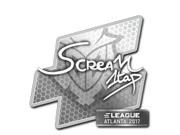 Sticker | ScreaM | Atlanta 2017 — CS2 skin image, High Grade rarity