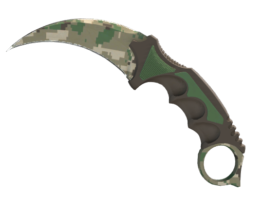 ★ Karambit | Forest DDPAT (Battle-Scarred) — изображение скина CS2, редкость Covert