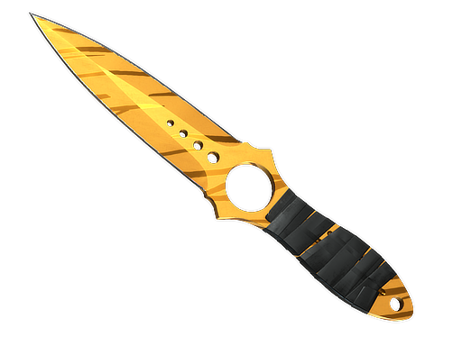 ★ StatTrak™ Skeleton Knife | Tiger Tooth — CS2 skin,  rarity