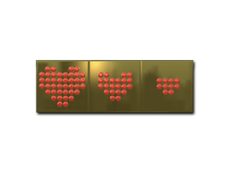 Sticker | Health (Gold) — CS2 skin image, Exotic rarity