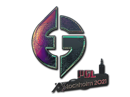 Sticker | Evil Geniuses (Holo) | Stockholm 2021 — CS2 skin image, Remarkable rarity