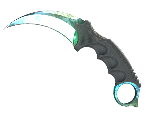 ★ Karambit | Gamma Doppler Phase 3 (Factory New) — CS2 skin image, Covert rarity