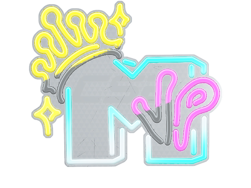 Sticker | Neon MVP (Lenticular) — CS2 skin image, Extraordinary rarity