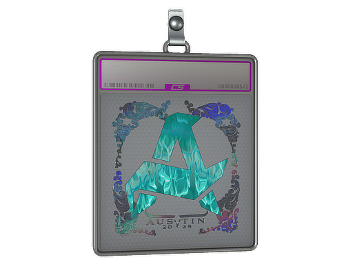Sticker Slab | Aurora (Holo) | Austin 2025 — CS2 skin image, Exotic rarity