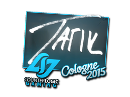 Sticker | tarik | Cologne 2015 — CS2 skin image, High Grade rarity
