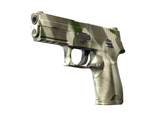 Souvenir P250 | Bone Mask (Battle-Scarred) — изображение скина CS2, редкость Consumer Grade