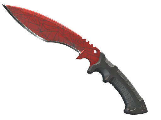 ★ Kukri Knife | Crimson Web (Battle-Scarred) — изображение скина CS2, редкость Covert