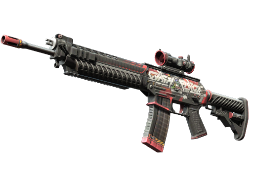 SG 553 | Cyberforce — скин CS2, редкость Mil-Spec Grade