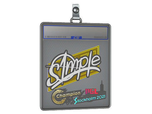 Sticker Slab | s1mple | Stockholm 2021 — CS2 skin image, High Grade rarity