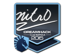 Sticker | nitr0 | Cluj-Napoca 2015 — CS2 skin image, High Grade rarity