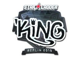 Sticker | kNgV- (Foil) | Berlin 2019 — CS2 skin image, Remarkable rarity