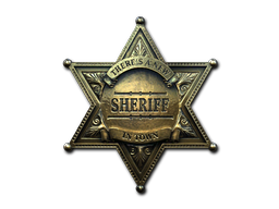 Sticker | New Sheriff (Foil) — CS2 skin image, Exotic rarity