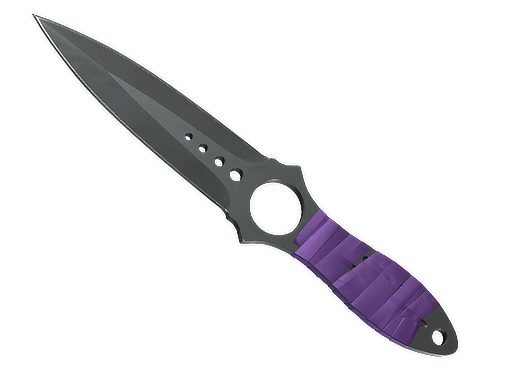 ★ StatTrak™ Skeleton Knife | Ultraviolet (Factory New) — CS2 skin image