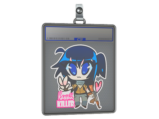Sticker Slab | Kawaii Killer Terrorist — CS2 skin image, High Grade rarity