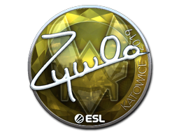 Sticker | ZywOo (Foil) | Katowice 2019 — CS2 skin image, Remarkable rarity