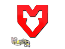 Sticker | MOUZ | Paris 2023 — CS2 skin image, High Grade rarity