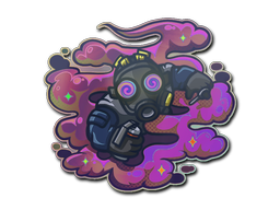 Sticker | Get Smoked (Holo) — CS2 skin image, Remarkable rarity