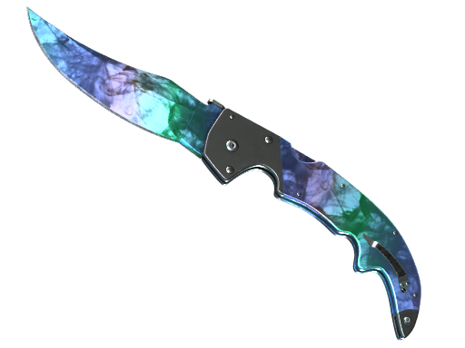 ★ Falchion Knife | Gamma Doppler Phase 1 (Factory New) — CS2 skin image, Covert rarity