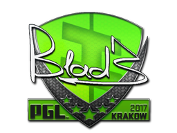 Sticker | B1ad3 | Krakow 2017 — CS2 skin image, High Grade rarity