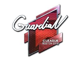Sticker | GuardiaN (Foil) | Boston 2018 — CS2 skin image, Remarkable rarity